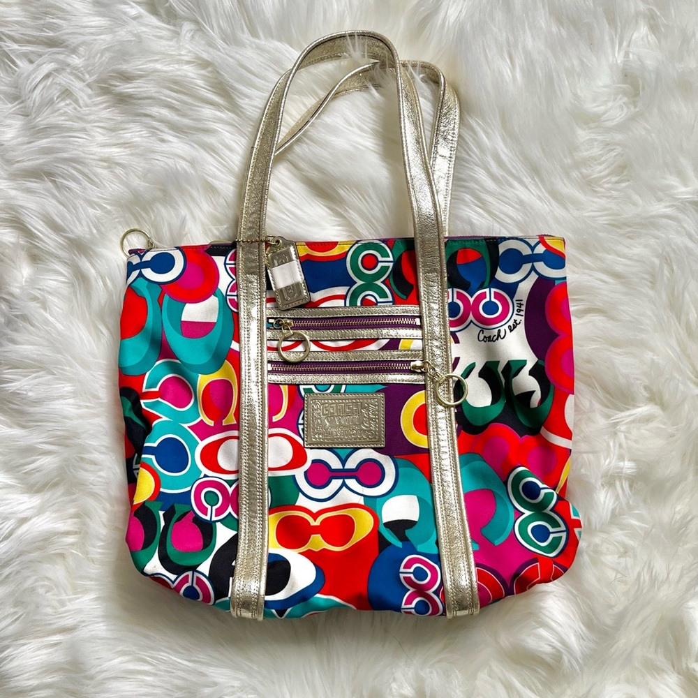 Colorful Coach Bag